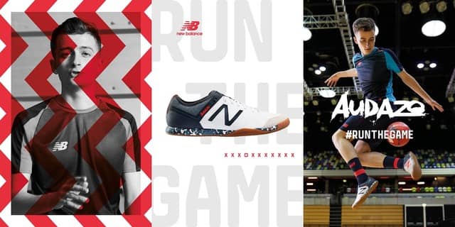 ニューバランス、俊敏でキレのある動きをサポートするフットサルシューズ「AUDAZO 3.0 PRO」発売