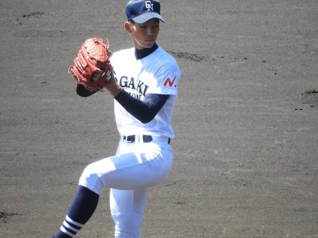 大垣日大・内藤君撮影：手束仁