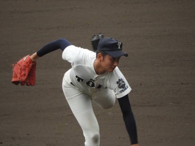 大阪桐蔭・横川凱君撮影：手束仁