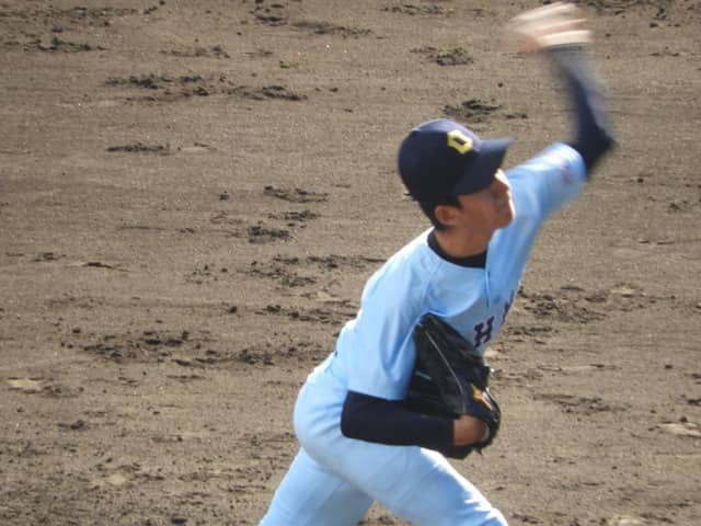 好投した近江・林君