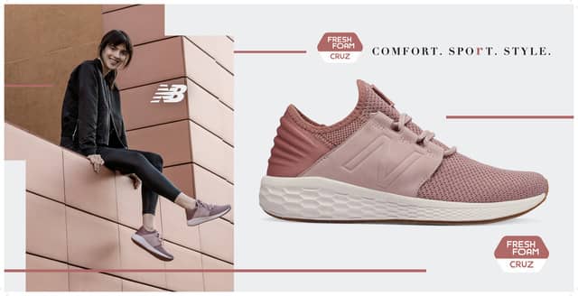 ニューバランス、スポーツからデイリーまで対応する「FRESH FOAM CRUZ」発売