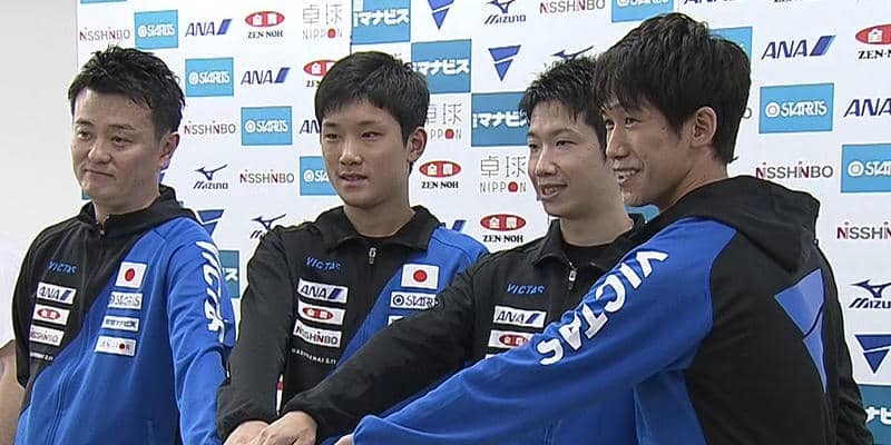 「復興を願いながら、将来的には五輪でメダル」張本智和ら男子ナショナルチームが地元で凱旋合宿