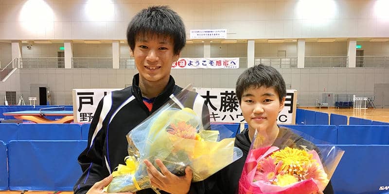 卓球・世界ジュニア 日本代表第1号に戸上隼輔・大藤沙月が内定！
