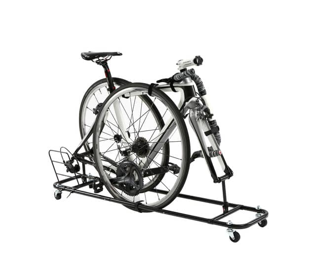 エアー緩衝材、台座、キャスター付き自転車輪行バッグ「トラベロ AIR」発売