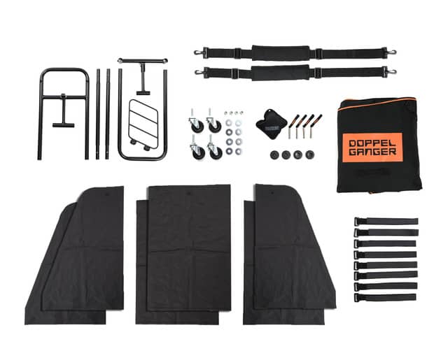 エアー緩衝材、台座、キャスター付き自転車輪行バッグ「トラベロ AIR」発売