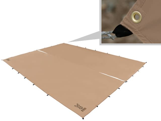 自由に設営できるテント兼タープ「ヌノイチ」発売