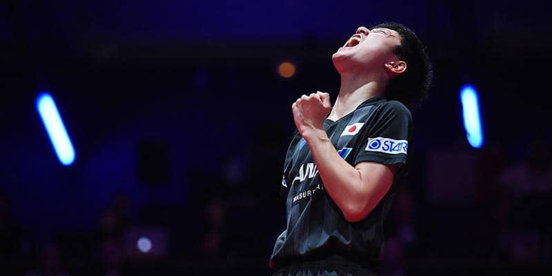 張本智和 世界ランク17位をストレートで圧倒！＜卓球・ワールドカップ＞