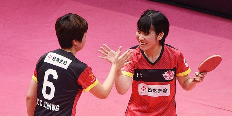 平野美宇ペアが初戦快勝！開幕戦勝利に向けて好スタート【Tリーグ】