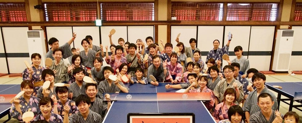 “温泉卓球”がガチ競技に!?  お台場・大江戸温泉で日本一が決定