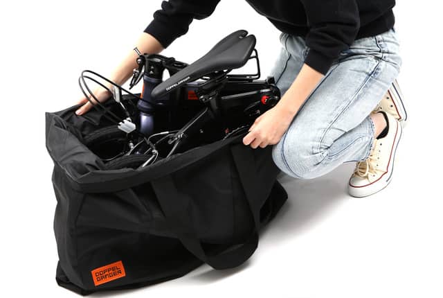 14インチ折りたたみ自転車専用輪行バッグ「トラベロトート ミニ」発売