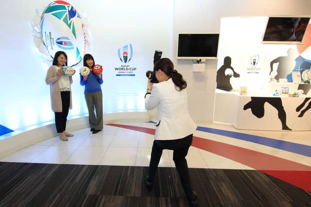 ラグビーワールドカップをイメージした「キヤノンラグビーパーク in 品川」オープン