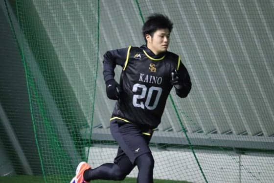 鷹ドラ1甲斐野、体力面に課題？　軽めのメニューも「足に結構きていた」