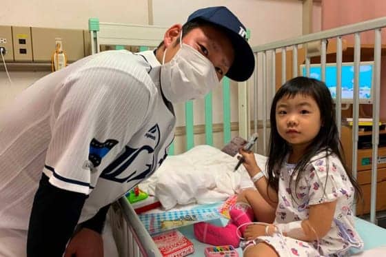 西武増田が母子医療センター訪問　1試合登板で2万円寄付「目標は140万円超え」