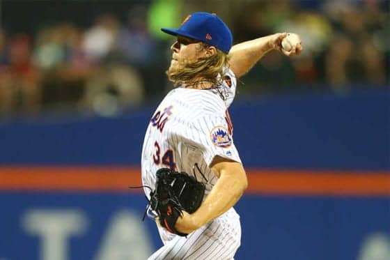 【MLB】メッツエース右腕の“魔球”動画に米ファン脱帽　「えげつない」「獲ることさえ…」