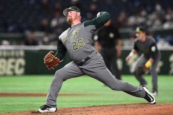 DeNAがキャンプで豪の左腕ケントをテスト　豪リーグ最多勝、地元紙報じる