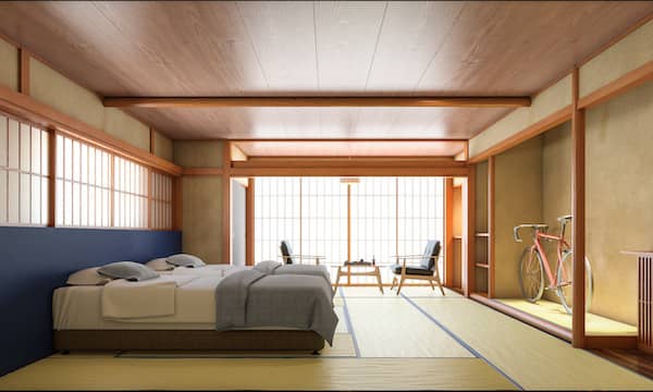 サイクリスト向けの宿泊施設「コナステイ伊豆長岡」が3月オープン