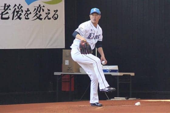 西武内海が移籍後初ブルペン、カット解禁も予告　「まずは僕を知ってもらうこと」