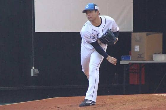 西武ドラ1松本航が緊張の初ブルペン　「慣れないことばかりで気を使って…」