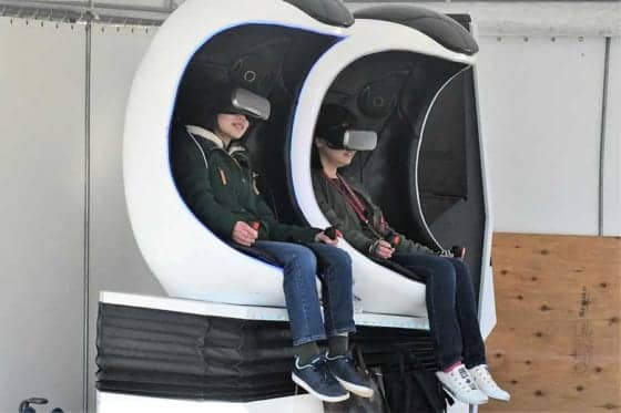 ホークスキャンプで最先端のVR体験ゾーン登場　約3分間の興奮バーチャル世界