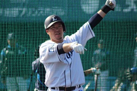 西武山川、フリー打撃で18発と快音連発　全試合4番は「絶対、譲れないっす」
