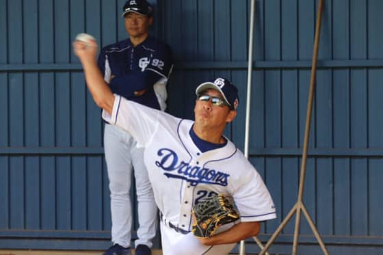 チーム最年長の中日山井がチーム初の100球超え　128球投げ「予定になかったけど…」