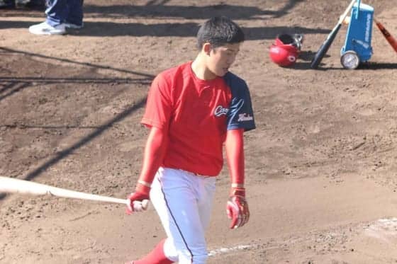 広島ドラ1小園はハイレベルな世界を楽しむ“野球小僧”　「緊張はなくなりました」