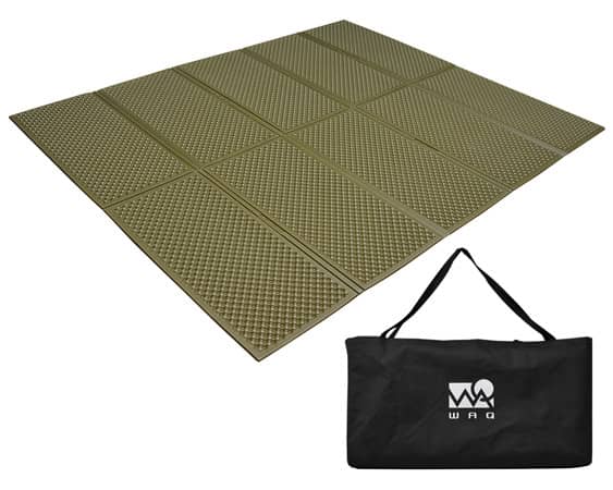 冬も夏も快適に眠れるXPEフォームを使用した「WAQ キャンプマット」発売