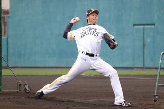 復活目指す鷹・武田、上々の初登板　打撃投手務め「全体的にはいい感じ」