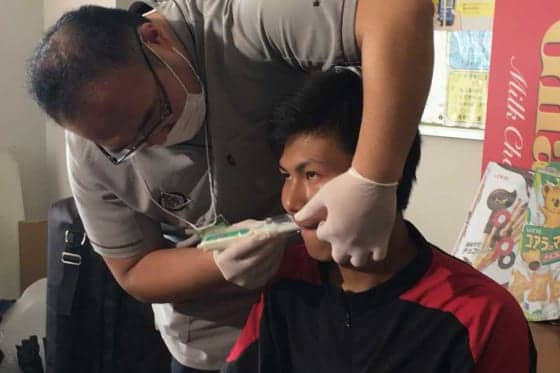 ロッテ新人9選手が咬合力測定　ドラ1藤原は最下位に苦笑「弱いですね」