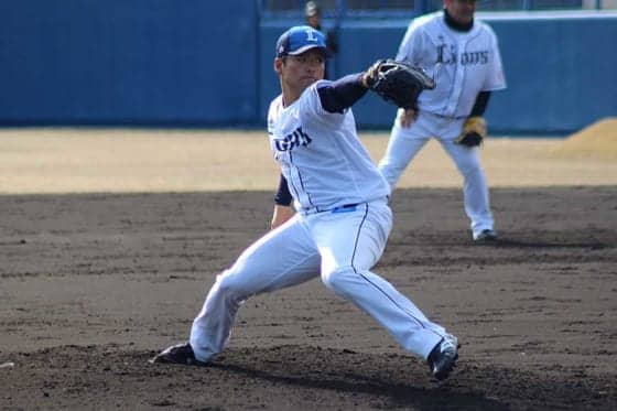 西武ドラ1松本航、山川を三振斬り　主砲のフルスイング「怖かった」