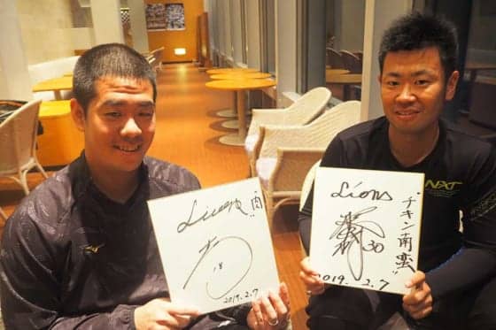 西武支える2桁勝利コンビが対談　榎田は先輩・内海加入でいじられ役を回避!?