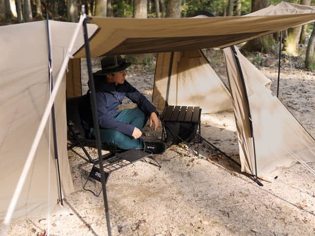 広々使える一人用ツールームテント「カマボコテントソロTC」発売