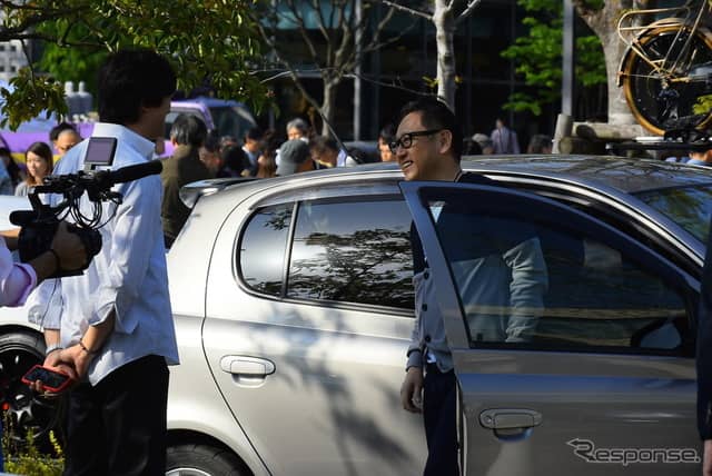 豊田章男社長(モーニングクルーズ with LEXUS)《撮影 阿部哲也》