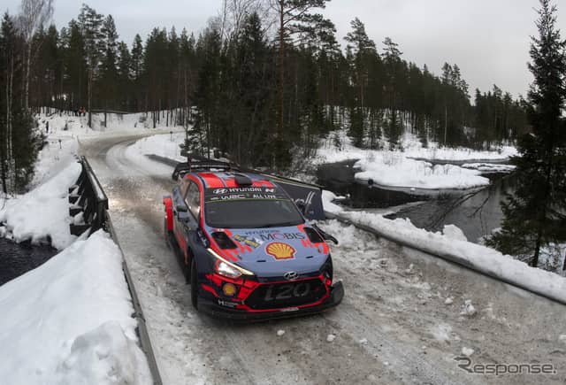 3位の#11 ヌービル（ヒュンダイ）。《写真提供 Red Bull》