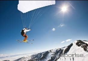 白銀パラグライダー