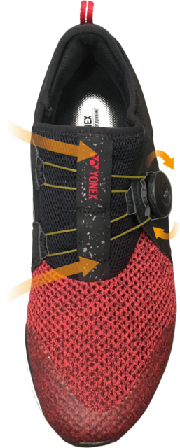 ヨネックス、ダイヤル式Boaフィットシステムを搭載した「セーフラン350」発売