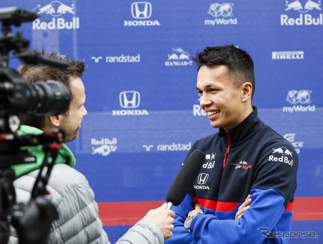 #23 A.アルボン（トロロッソ）《写真提供 Honda》