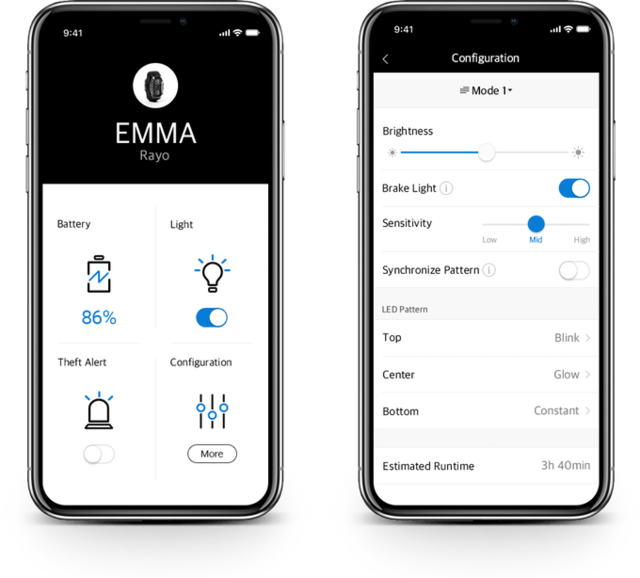 盗難防止アラーム付き自転車用テールランプ「Rayo」発売