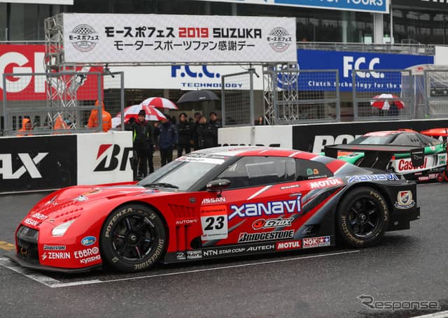 本山が乗った08年型GT-R。《撮影 益田和久》