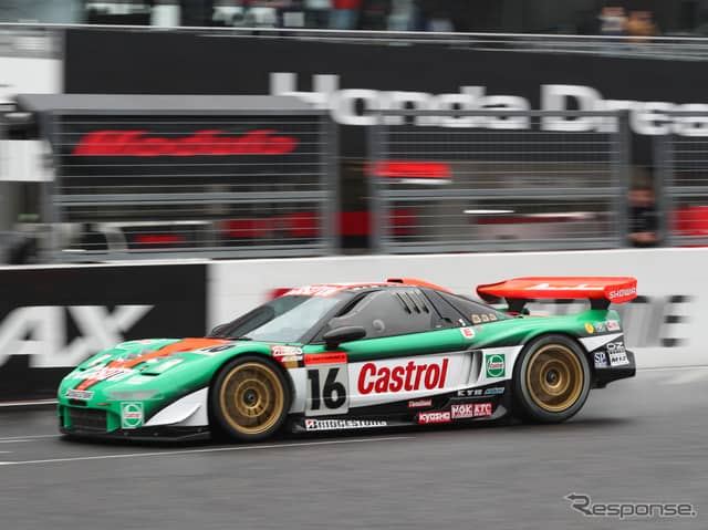 道上が乗った00年型NSX。《撮影 益田和久》