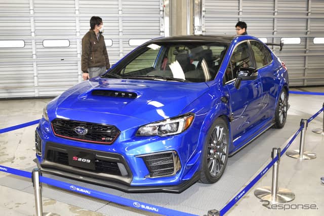 WRX STI S209《撮影 雪岡直樹》