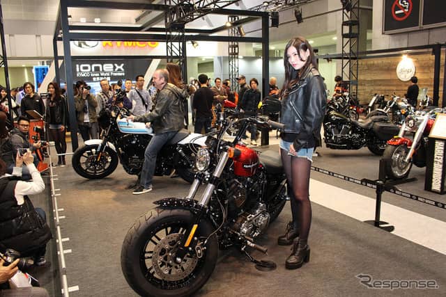ハーレーダビットソン（東京モーターサイクルショー2018）《PHOTO 土田康弘》