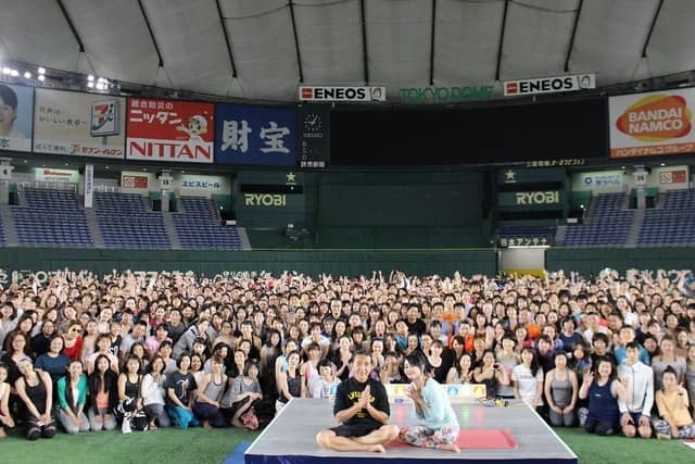 東京ドームでのヨガイベント「JEXER TOKYO DOME NIGHT YOGA」5月開催