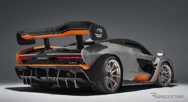 マクラーレン・セナの実物大のレゴブロック仕様