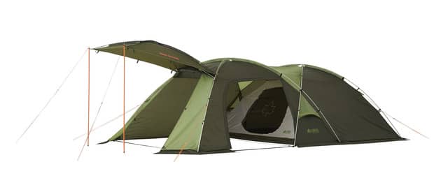 耐風性にすぐれた流線型フォルムの自立型2ルームテント発売