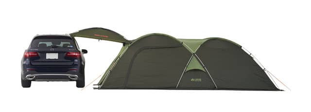 耐風性にすぐれた流線型フォルムの自立型2ルームテント発売