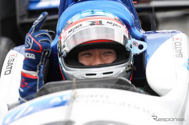 佐藤琢磨が今季初のトップチェッカー（写真は予選時）。《写真提供 INDYCAR》