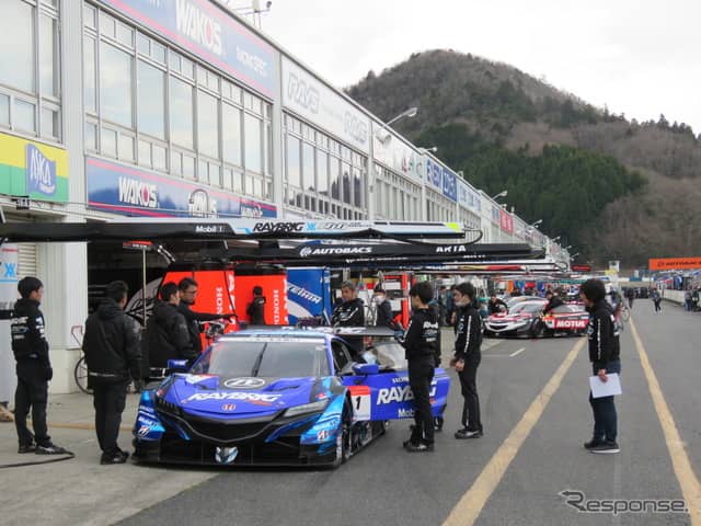 GT500クラスの連覇を狙う#1 NSX。《撮影 遠藤俊幸》