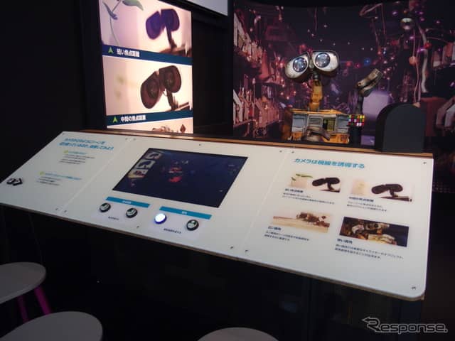 PIXARのひみつ展：セット＆カメラ《撮影 高木啓》