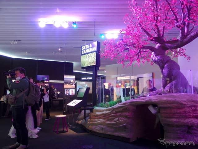 PIXARのひみつ展：セット＆カメラ《撮影 高木啓》